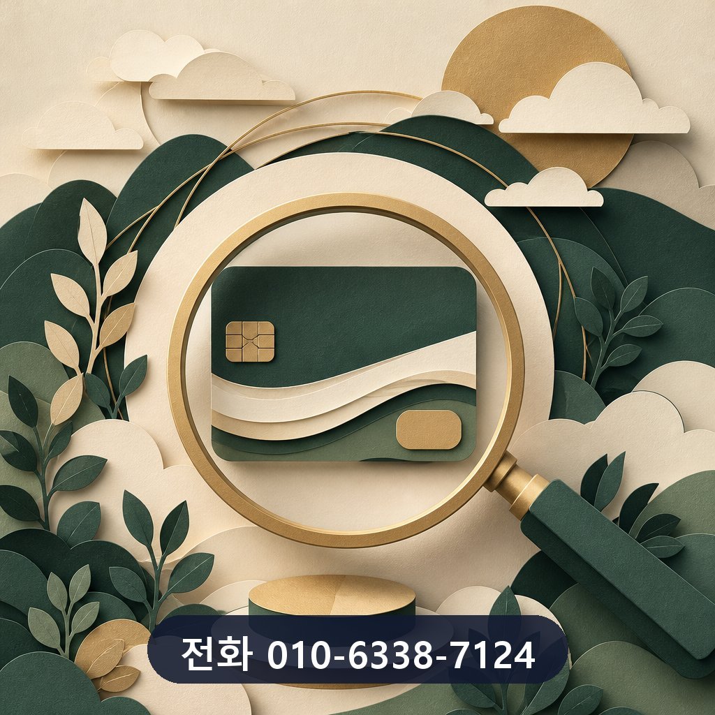 카드깡 가능한곳 한도 확인 이미지