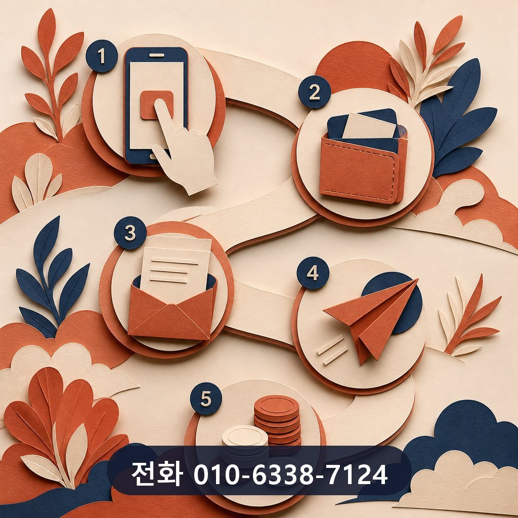 카드깡 가능한곳 진행 절차 이미지